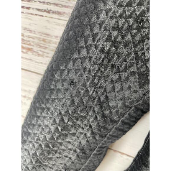 Bernard Zins Paris Jacket Women's 4 Black Silk Blend Jacquard Button Front Trim - Picture 5 of 9